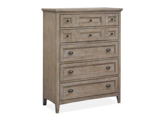 Paxton Place - Wood Drawer Chest - Dove Tail Gray