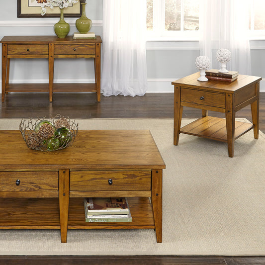 Lake House - 3 Piece Set (1-Cocktail 2-End Tables)