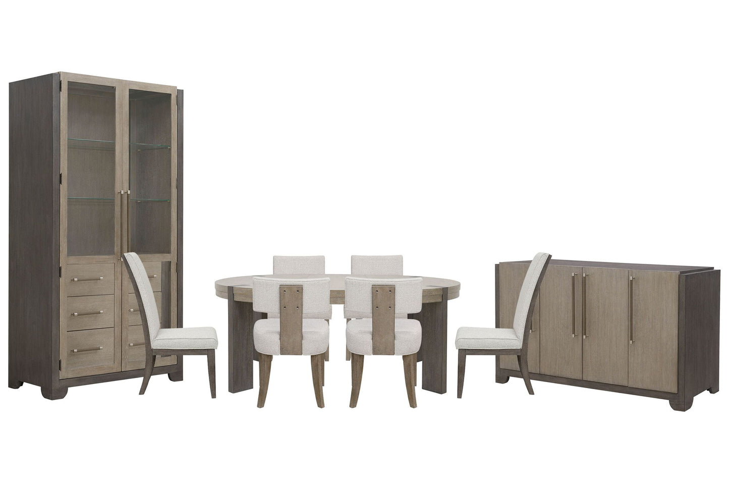 Anderson Park - Round Dining Table Set With Kilsmos Chairs