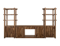 Balam - Pier With 2 Door And 3 Shelf - Light Brown