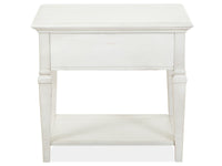 Newport - Rectangular End Table - Alabaster