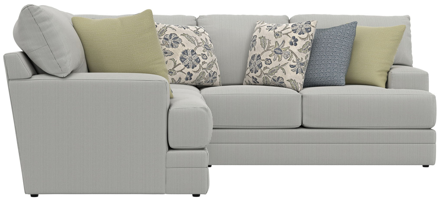 Stockbridge - Sectional With Comfort Coil Seating And 9 Accent Pillows Included