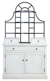 Greddinton - White - Baker's Rack