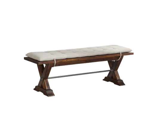 D00526 - Dining Bench - Dark Brown