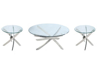 Zila - Round Cocktail Table Set