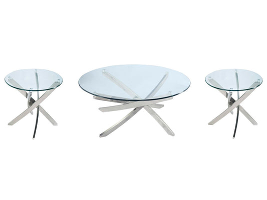 Zila - Round Cocktail Table Set