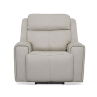 Barnett - Power Recliner With Power Headrest & Lumbar - Timber