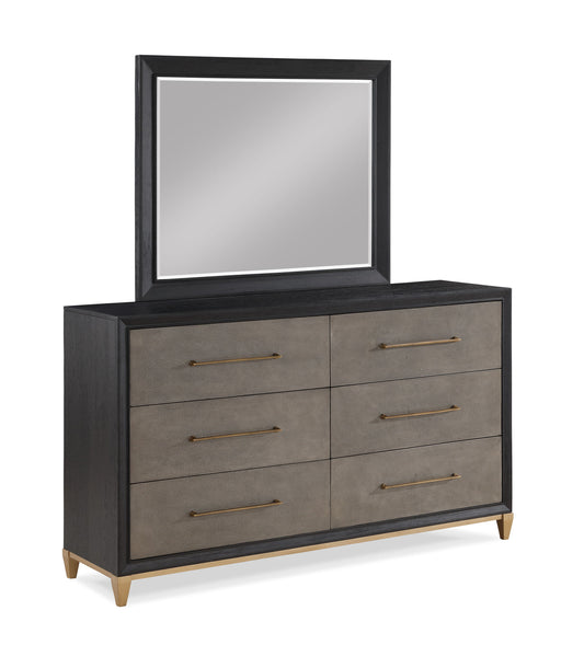 Payson - Dresser & Mirror - Black