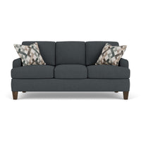 Moxy - Fabric Sofa, T-Shaped Seat Cushion, Rounded Mailbox Arms