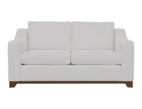 Natural Parota - Loveseat - Mink Withe