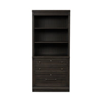 Harvest Home - 2 Piece Hutch & Cabinet Set - Black