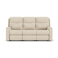 Penn - Transitional Fabric Power Reclining Sofa With Power Headrests & Lumbar