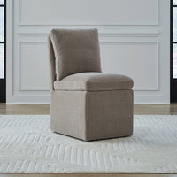 Accent Dining - Accent Dining Chair With Casters