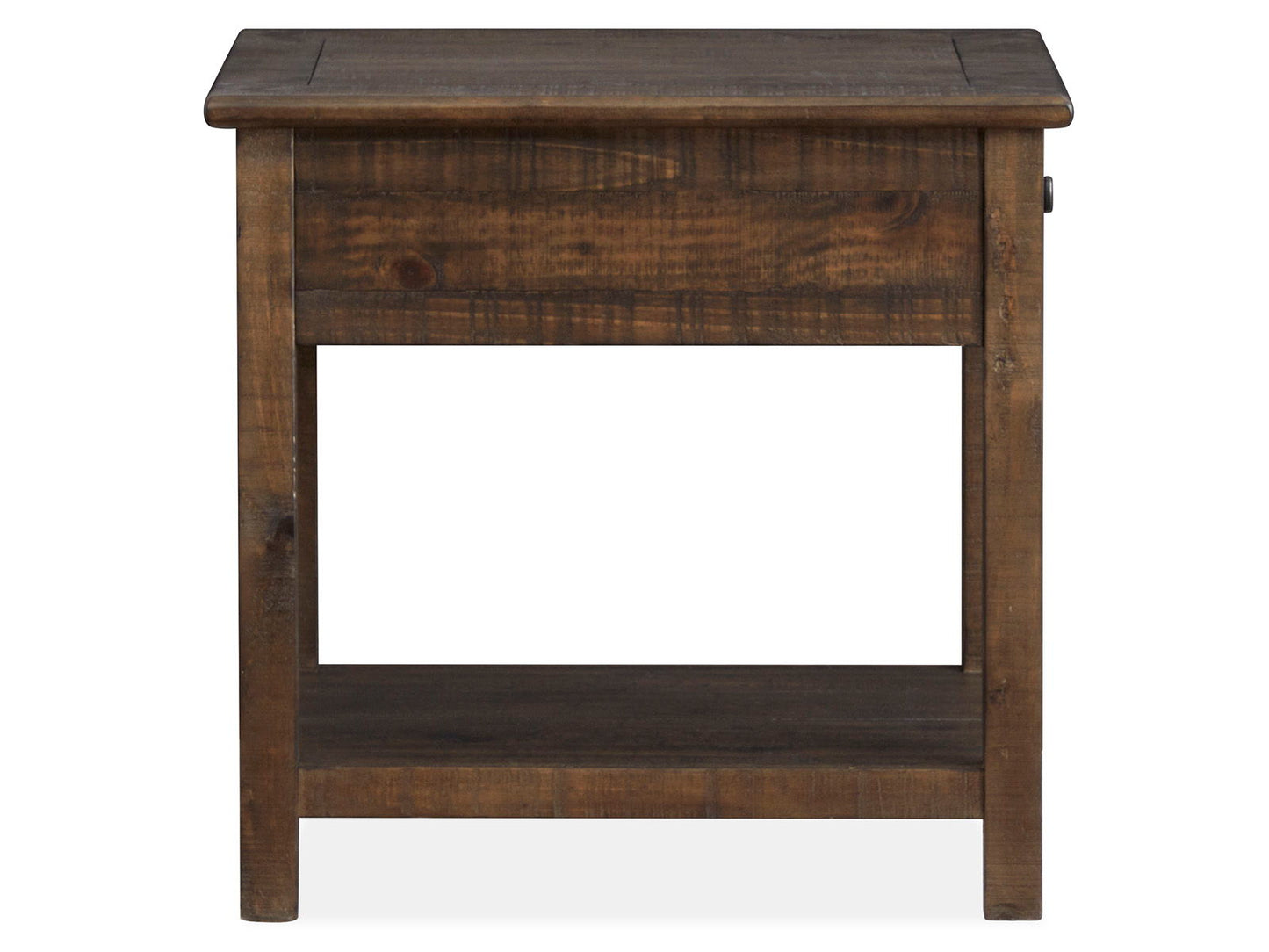 Smithton - Rectangular End Table - Homestead Brown