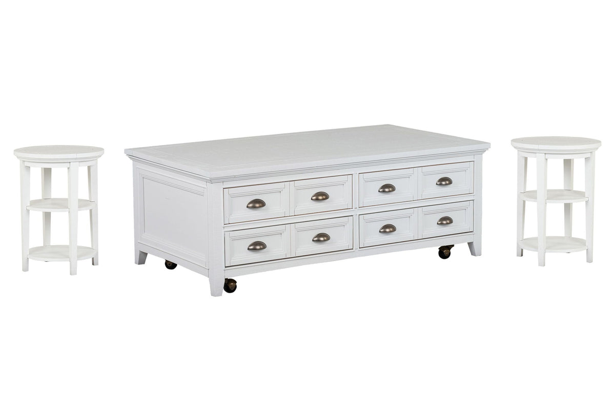 Heron Cove - Lift Top Storage Cocktail Table Set