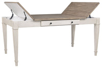 Skempton - White - RECT DRM Table w/Storage