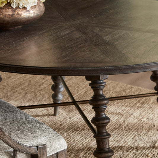 Revival Row - Round Table - Brown