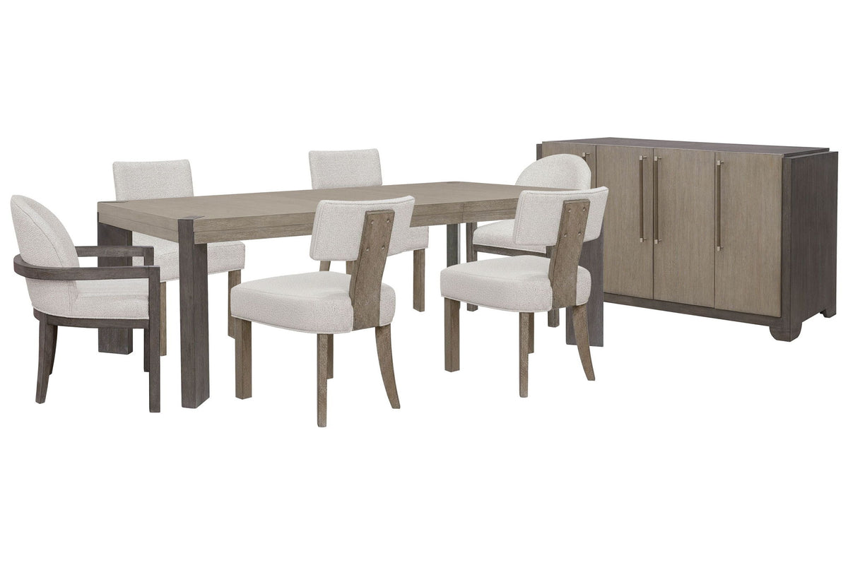 Anderson Park - Leg Dining Table Set With Klismos Chairs