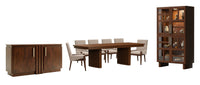 Reena - Extendable Trestle Dining Table Set