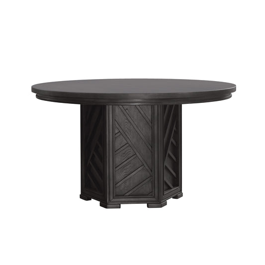 Lenox - Round Dining Table - Black