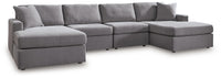Modmax - U-Shaped Sectional - Granite