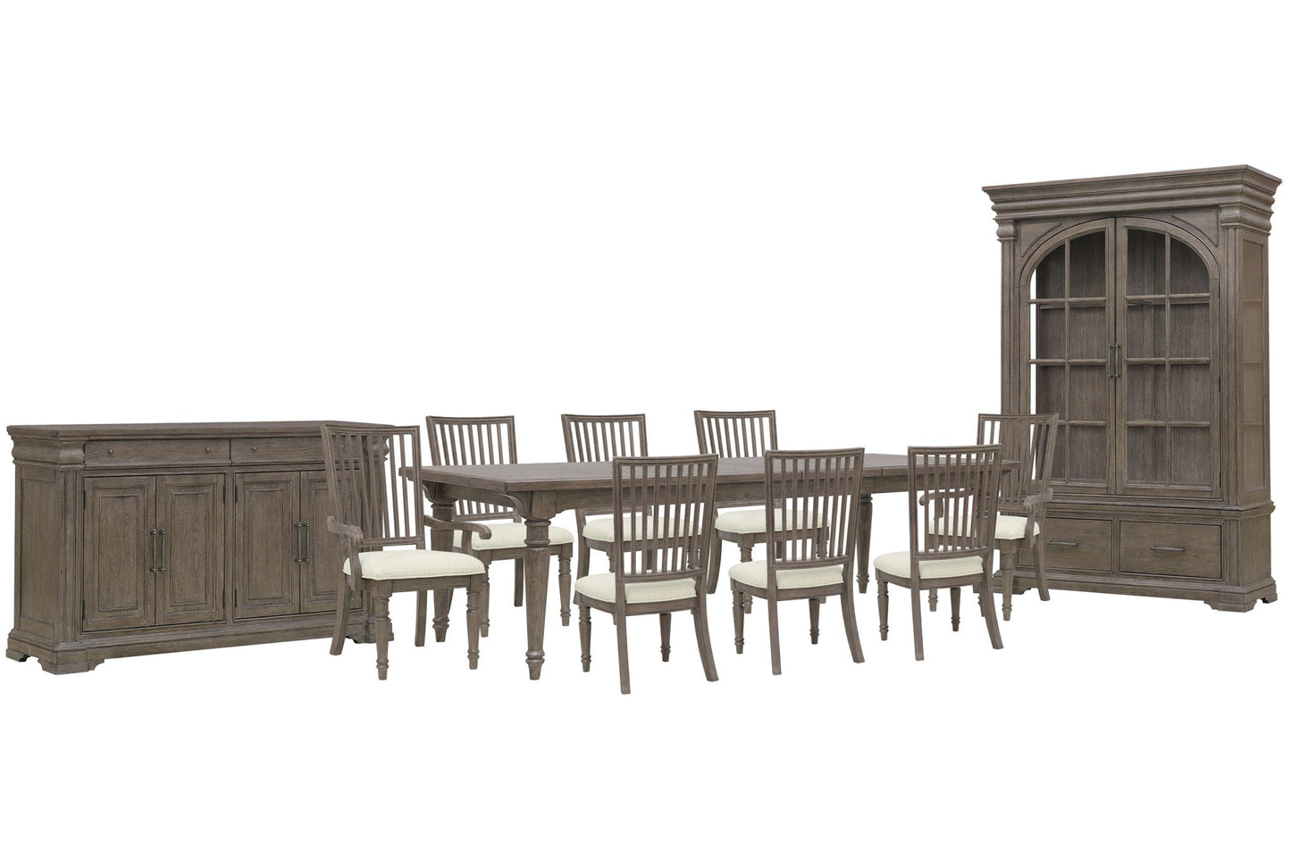 Madison Ridge - Extendable Leg Dining Table Set