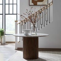 Kaleidoscope - Pedestal Table - Aged Whiskey