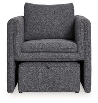 Vreni - Charcoal / Black - Accent Chair