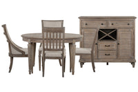 Lancaster - Extendable Round Dining Table Set