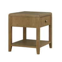 Reed - Chairside Table - Driftwood Oak