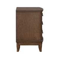 Bellevue - 3-Drawer Nightstand - Whiskey Brown