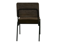 Black Balam - Upholstered Seat & Metal Base Chair (Set of 2) - Oil Black