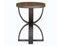 Bowden - Round Accent Table - Rustic Honey