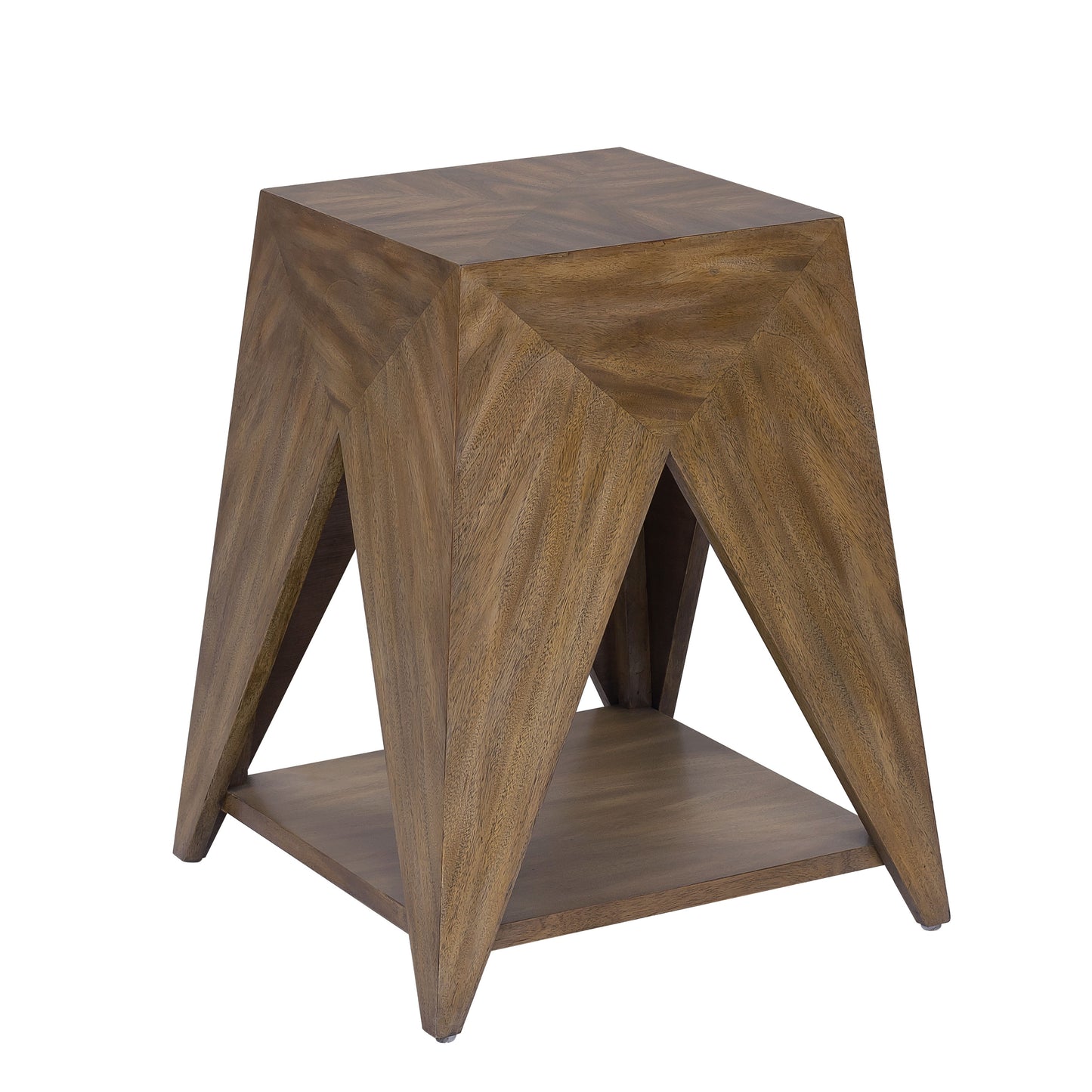 Pulaski Accents - Geometric Shaped Accent Table - Brown