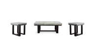 Lucca - 3 Piece Table Set - Gray