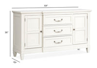 Willowbrook - Buffet - Egg Shell White
