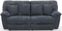 Paxon - Deep Seat Power Reclining Sofa With Power Adjustable Headrest - Smoke