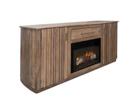 Mezquite - Electric Fireplace - Light Brown