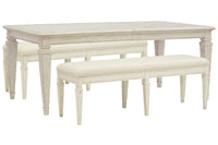 Newport - 3 Piece Extendable Rectangular Dining Table Set