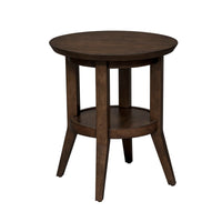 Ventura Blvd - 3 Piece Set (1 Cocktail Table 2 Round End Tables) - Dark Brown