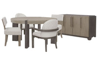 Anderson Park - Round Dining Table Set With Kilsmos Chairs