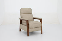 Ashland (B) - Recliner Push Thru The Arm - Cashmere-Stone