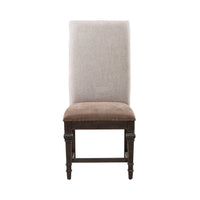 Paradise Valley - Upholstered Side Chair - Saddle Brown