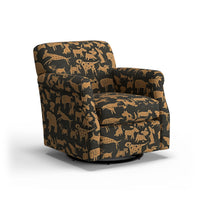 Mabel - Fabric Swivel Chair