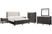 Plum Creek - Upholstered Panel Storage Bedroom Set