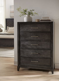 Lenox - 5-Drawer Chest - Black