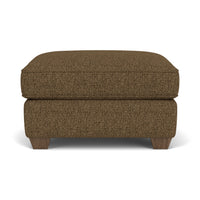Carson - Ottoman, Heavy Thread Stitching