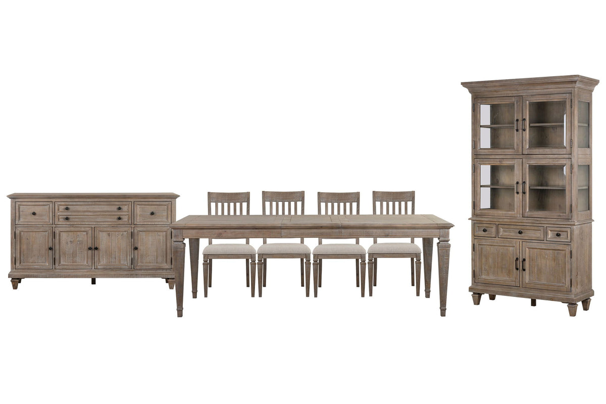 Lancaster - 7 Piece Extendable Rectangular Dining Table Set