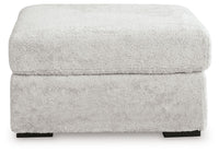 Cuddle Plush - 3 Pc. - 3-Piece Sectional, Chair And Ottoman - Arctic