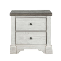 Valley Ridge - 2-Drawer Nightstand - White